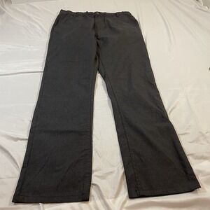 Split Whole New World Mens Chino Pants‎ 34 BlackStretch Straight Leg Trousers